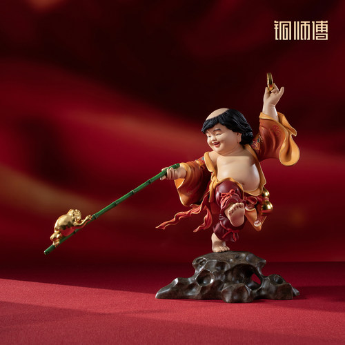 铜师傅《刘海戏金蟾》摆件