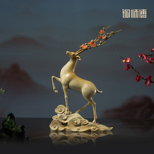铜师傅《一路高歌》摆件