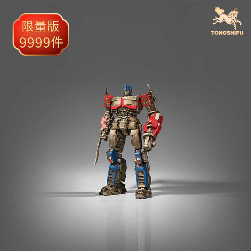 COPPER MASTER 인증 TRANSFORMERS OPTIMUS PRIME 한정판 핸드 모델 데스크탑 구리 장식품