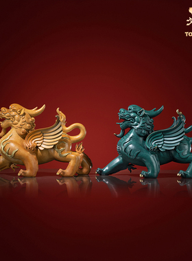 铜师傅《威猛貔貅》铜摆件