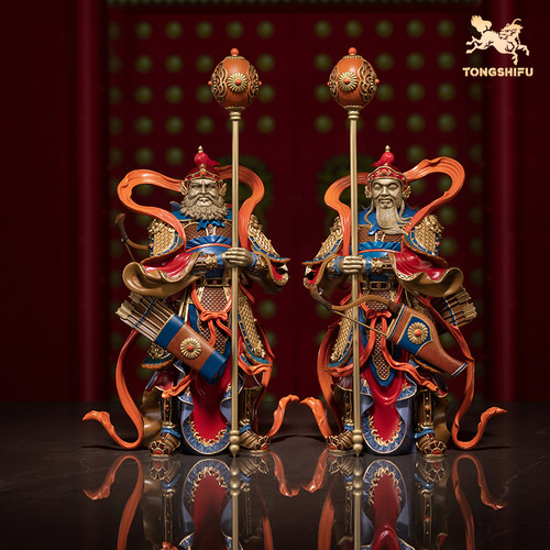 铜师傅《福运门神》铜摆件