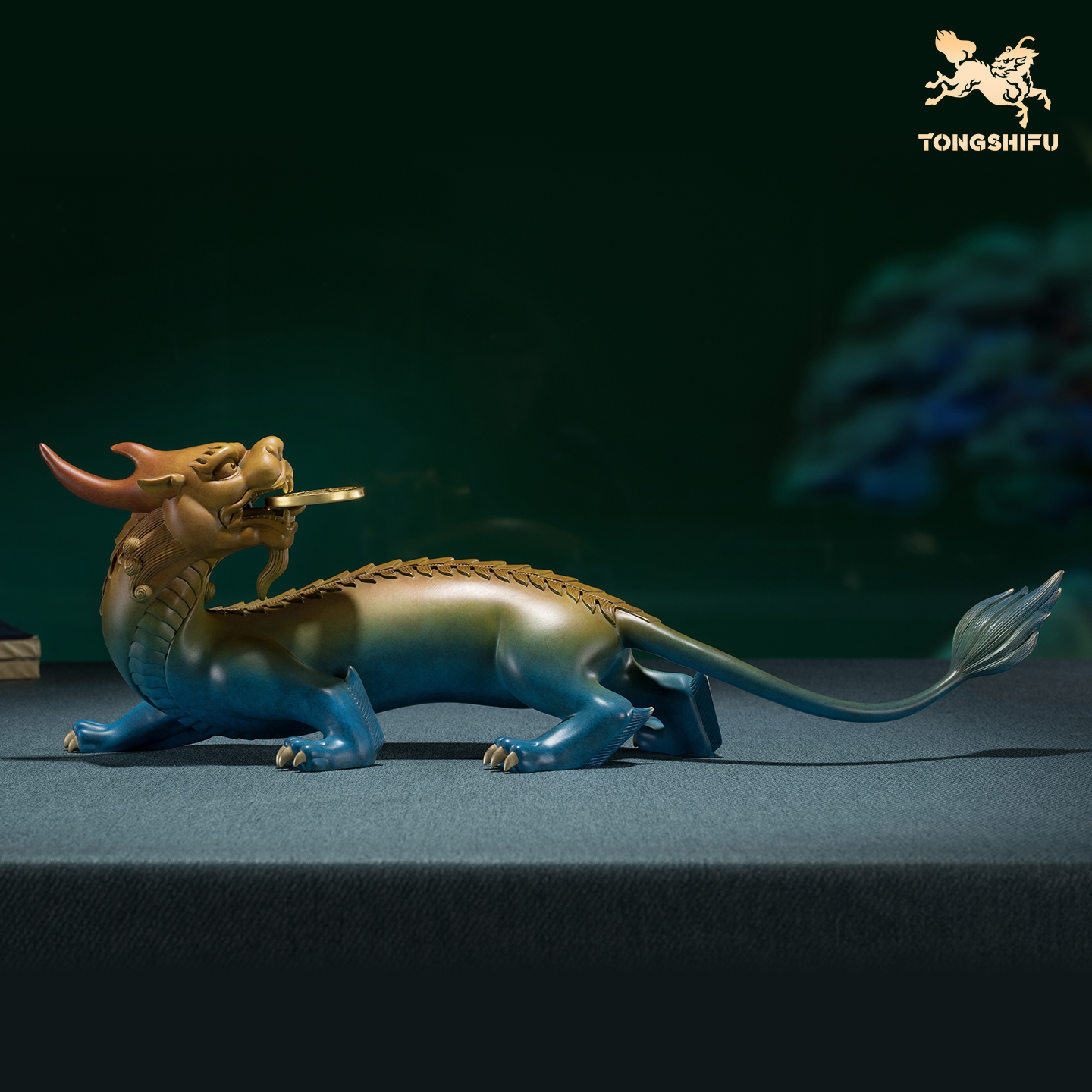 铜师傅《八方来财》铜摆件