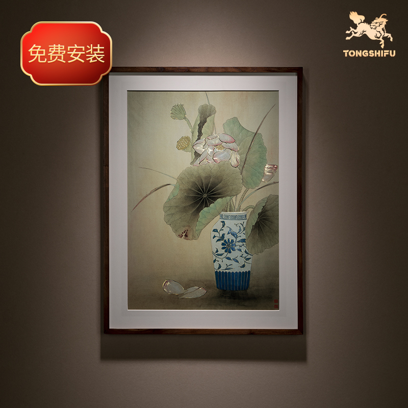 铜师傅铜雕画《平平安安》