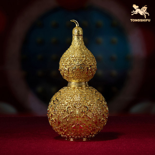 铜师傅《花丝葫芦》铜摆件