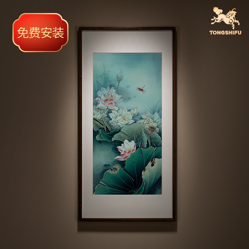 铜师傅《清气满乾坤》铜雕画