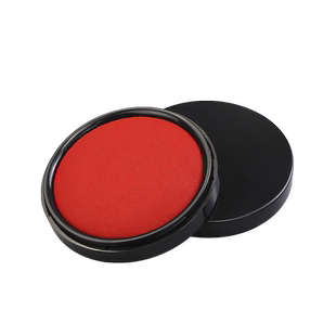 晨光快干印台红色印泥印红按手印硬泥速干印章盒子带章泥指纹印尼盒秒干手指印膜红公章硬泥盖章大号小号便携