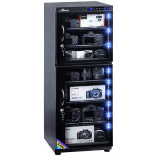 爱保130/160/185升电子防潮箱邮票字画单反相机摄影镜头柜