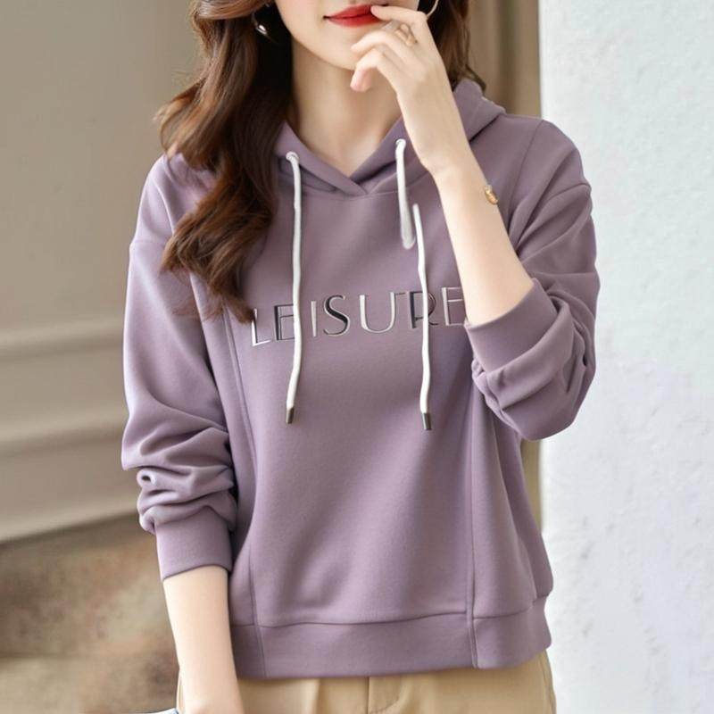 天轩商场同款春上新女紫色长袖卫衣百搭休闲运动减龄上衣TIQC194,女装/女士精品,卫衣/绒衫,淘宝优惠券,粉丝福利购,淘宝优惠卷