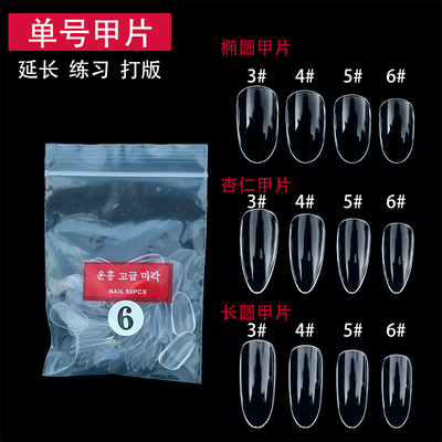 美甲打板单号椭圆形练习