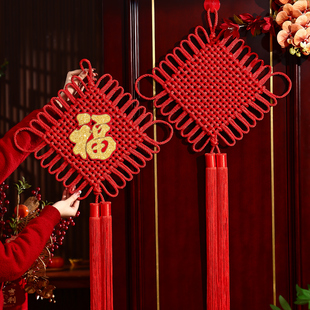 2026马年大号中国结挂饰过年入户大门玄关红色福字挂件新年装饰品