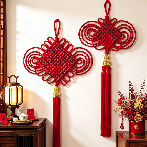 中国结福字挂件入户门吉祥装饰品