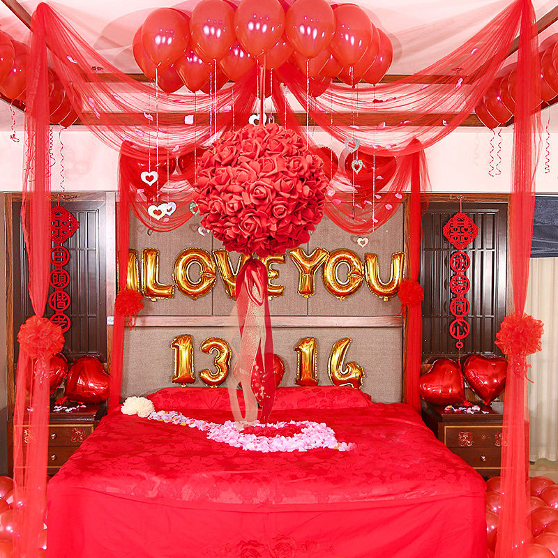 Philippine search Wedding supplies originality Marriage room arrangement wedding marry bedroom Yarn romantic Korean Jacquard decorate suitin the Festive supplies/Gift , Garland  category - from Buy2taobao.com to provide professional Taobao agent buy service