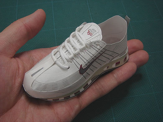 3d折纸仿真运动鞋子纸模型学生手工diy男女孩玩具