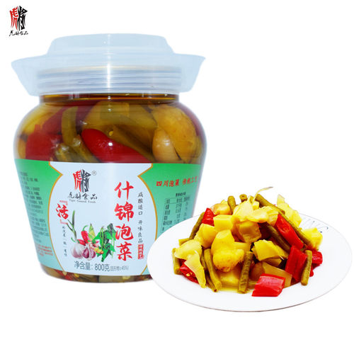 眉山泡菜大蒜泡辣椒泡菜虎将