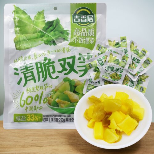 莴笋加竹笋双笋四川眉山吉香居