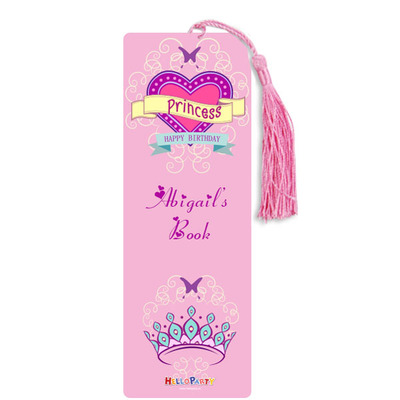 女孩生日桃心爱心深粉皇冠juic书签创意可爱卡通定做定制高档diy