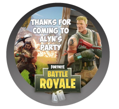 Fortnite堡垒之夜个性创意贴纸包装贴包装感谢标签贴衣服礼物贴