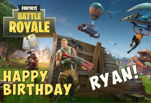 射击游戏热销Fortnite堡垒之夜席位卡标签台牌食物牌餐台牌