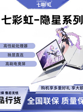 Colorful/七彩虹 隐星 P15电竞游戏本高性能独显学生设计笔记本