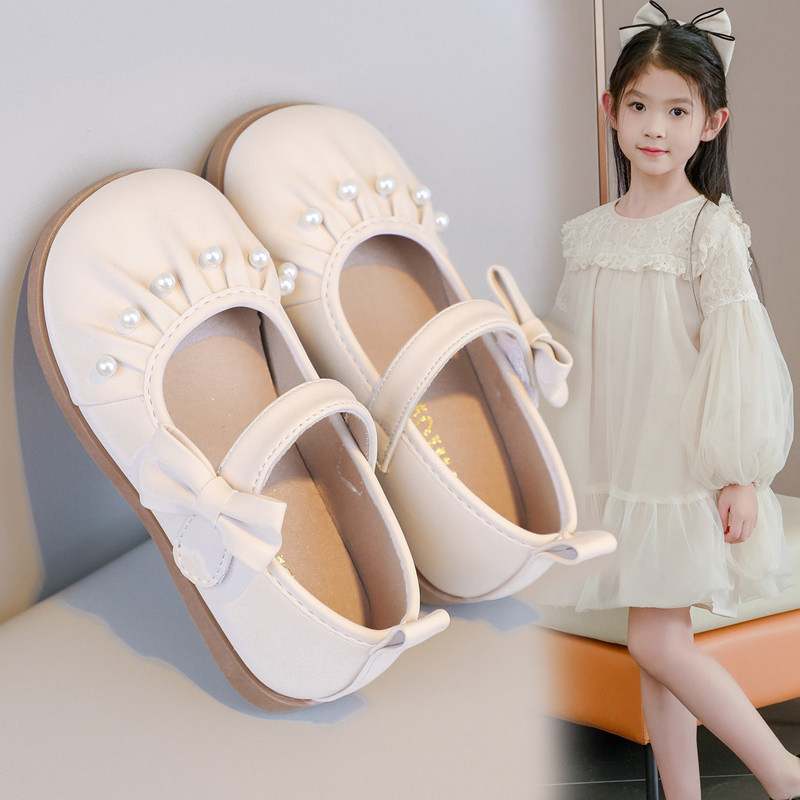 女童小皮鞋春秋2026新款儿童浅口褶皱洋气公主鞋韩版软底女孩单鞋,童鞋/婴儿鞋/亲子鞋,皮鞋,淘宝优惠券,粉丝福利购,淘宝优惠卷