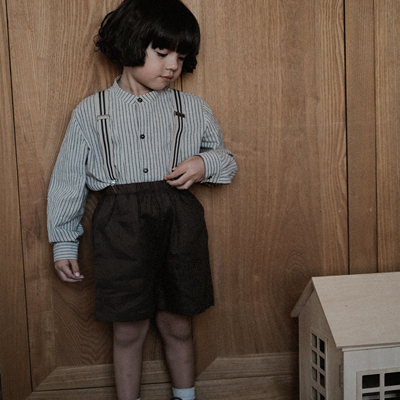 thetree法式条纹衬衫儿童秋长袖