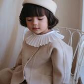 日系假领复古森系风琴领系带百搭可爱纯棉领子四季 the tree 可用