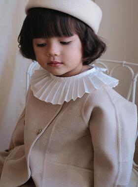 the tree 日系假领复古森系风琴领系带百搭可爱纯棉领子四季可用