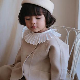 可用 日系假领复古森系风琴领系带百搭可爱纯棉领子四季 the tree