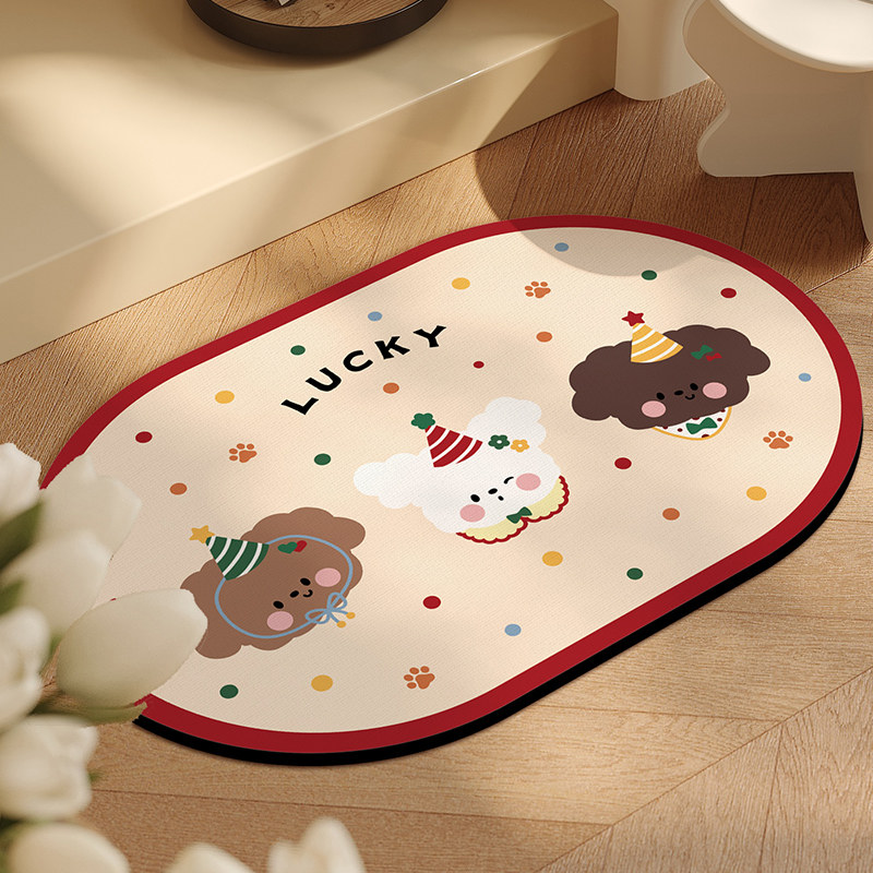 浴室地垫卫生间厕所门口洗手台超强吸水速干脚垫防滑防摔家用地毯,居家布艺,家用脚垫,淘宝优惠券,粉丝福利购,淘宝优惠卷