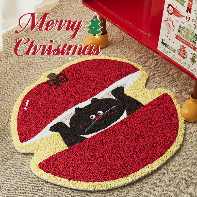 圣诞圆形地毯卡通可爱儿童房ins阅读区卧室床边椅子垫大地毯地垫,居家布艺,地毯,淘宝优惠券,粉丝福利购,淘宝优惠卷