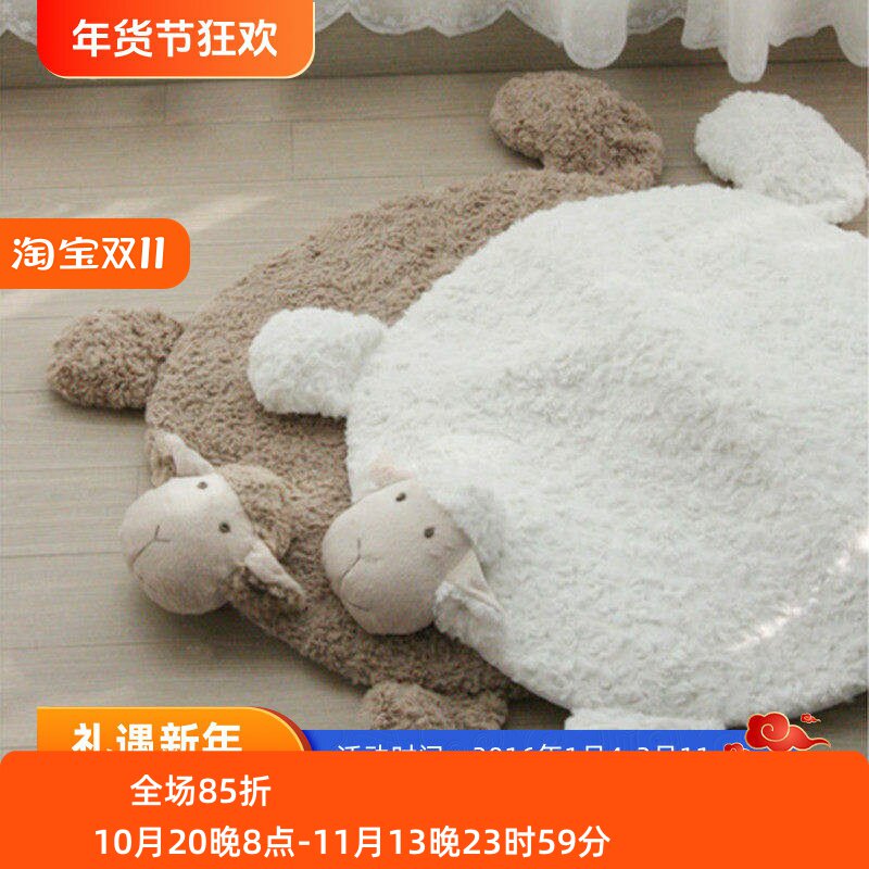 韩国进口卡通动物儿童防滑地垫