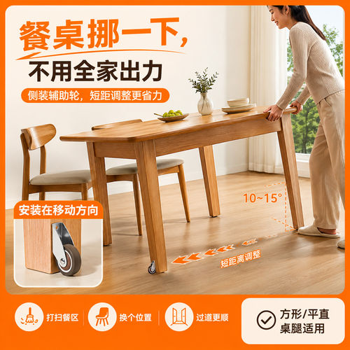 侧装家具定向移动轮1-2英寸