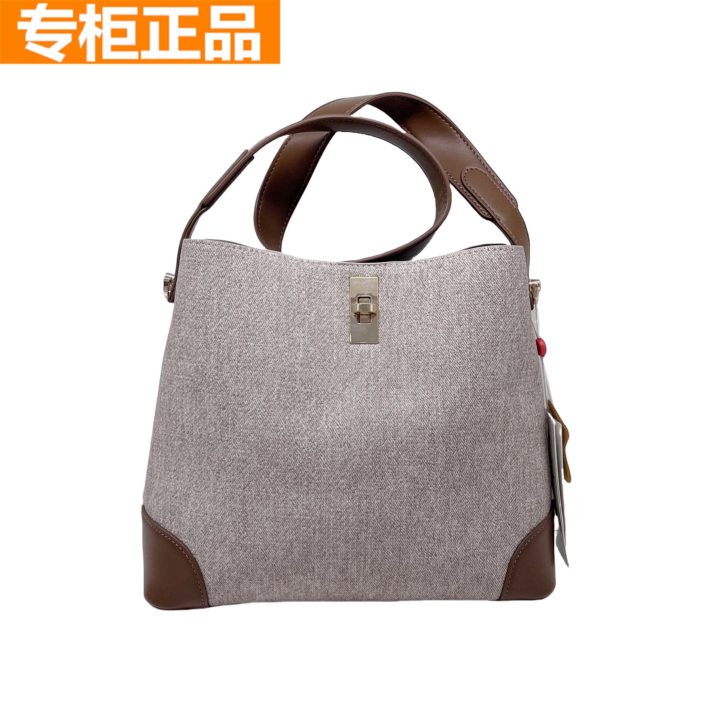 红蜻蜓女士水桶包休闲手提斜挎包