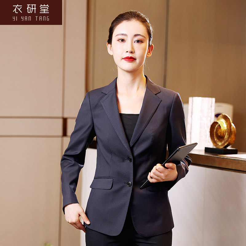 衣研堂酒店前台收银领班经理餐饮服务员工作服西服职业套装女秋冬