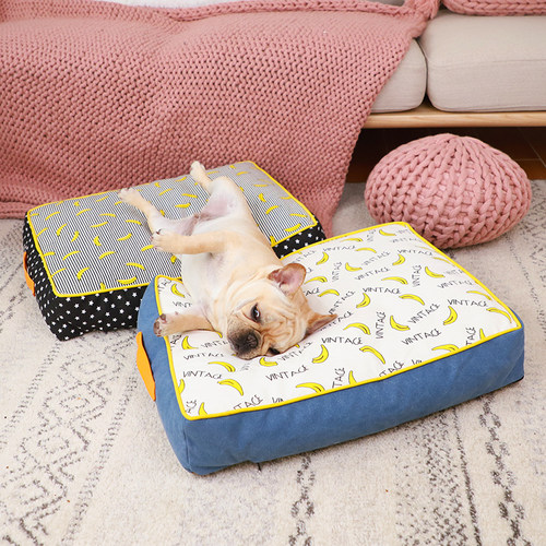 荞麦棉花狗窝透气舒适可拆洗