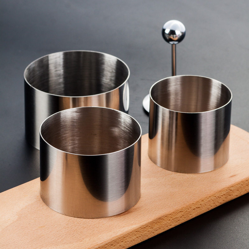 饭团模具不锈钢酒店厨师冷意菜圆形塑型模具套装厨房烘焙蛋糕工具