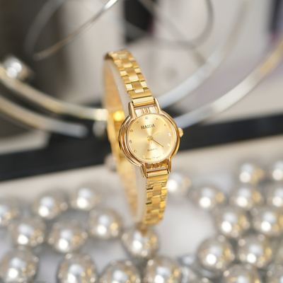 时尚设计感ins风小众简约圆表