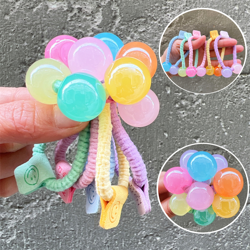精品笑脸果冻球球皮筋