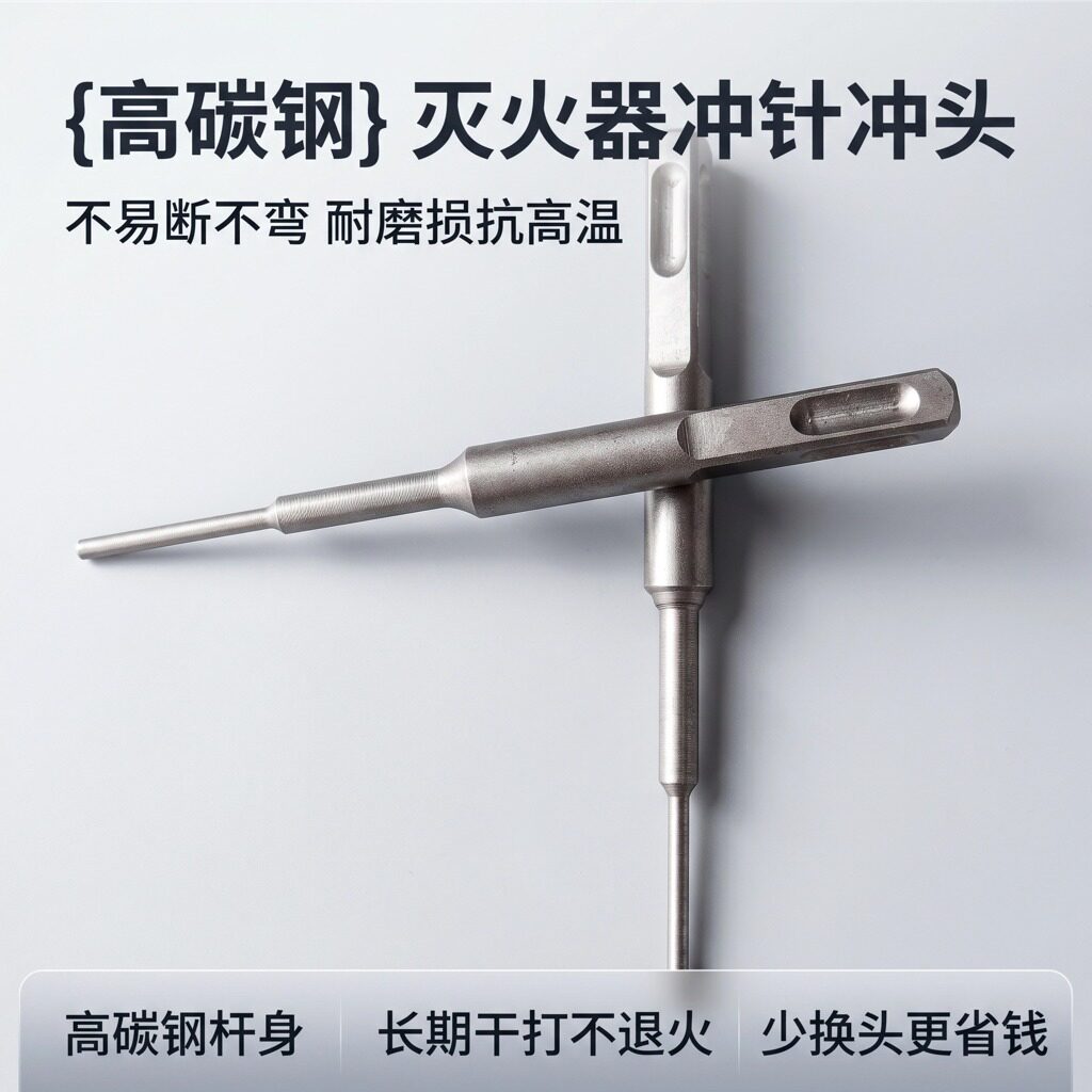 灭火器拆卸机头配件冲针冲头干粉灭火器阀门头压把消防器材