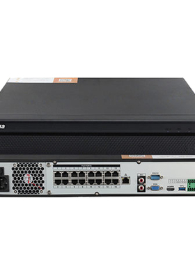 大华DH-NVR4416-16P-HDS3I 16路POE网络录像机高清NVR远程主机4K
