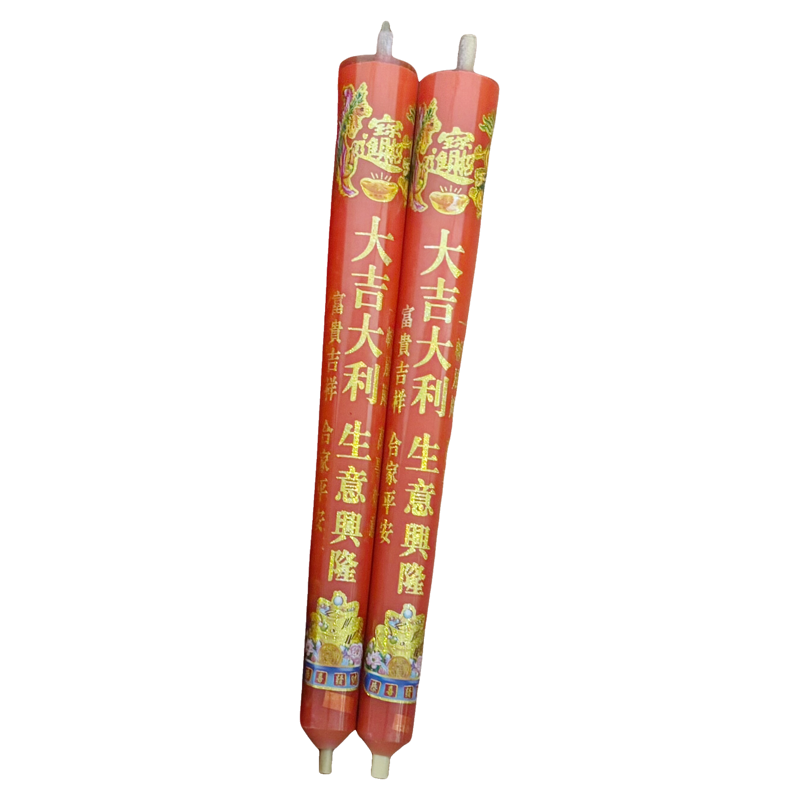 祭祀红烛供奉烧香拜佛礼佛寺庙家用供佛红色芦苇芯烛台蜡烛
