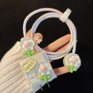 苹果手表S11数据线保护套适用iWatch充电器S10 Ultra保护壳20w