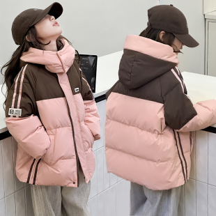 儿童冬装防寒服羽绒新款中大童5到15岁小学初中生男女童加厚外套