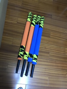 新款兵击全甲短棍HEMA海绵武器棍棒武术棍直销大刀猴哥造软质兵器