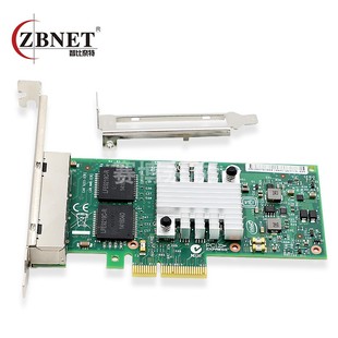 ZBNET原装 四口服务器网卡E1G44HT intel82580EB千兆网卡ZBI340T4