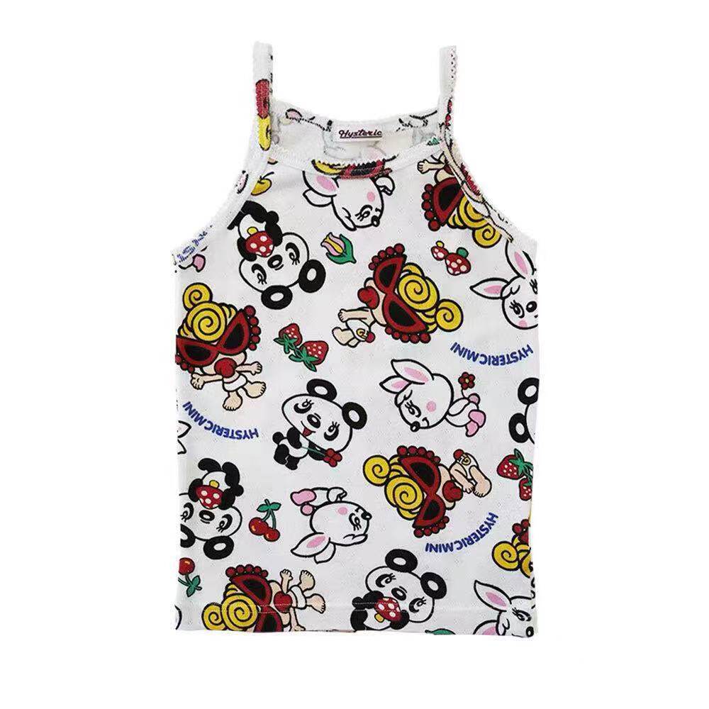 黑超奶嘴夏季纯棉小熊猫吊带白色黑色断码140包邮