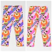 日工潮范高品质儿童小脚裤 Jam潮牌打底裤 女童卡通可爱紧身裤