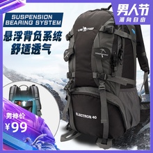 骆驼登山包户外背包双肩男防水旅行包女大容量轻便旅游双肩包60升