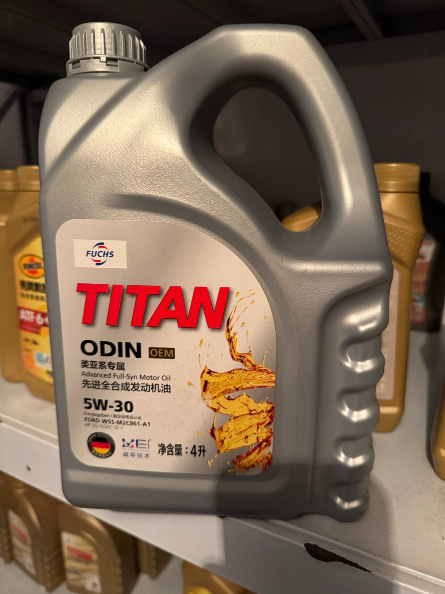 福斯泰坦ODIN美亚系5W-30先进全合成发动机油SQ通用福特GF-7日韩