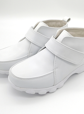 雷阵雨冬季日本护士鞋加绒棉鞋女鞋超轻舒适防滑白色女靴子